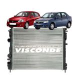 Radiador Visconde Renault Clio Logan Sandeiro 1.0 1.6 1999 A Cambio Manual