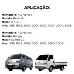 Cabeçote Kia Besta Gs 2.7 3.0 K2700 2.7 1998 1999 2000 2001 2002 2003 2004 2005