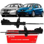 PAR AMORTECEDOR DIANTEIRO HONDA CITY/FIT 2009 A 2014 (KITKYB16)