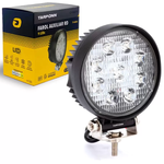 Farol Auxiliar Redondo Tarponn 9 LEDs 27w Cyber