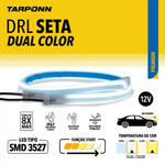 Fita Drl Seta Tarponn Dual Color 60cm 12v Efeito Ghost