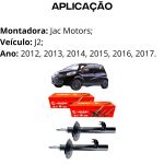 Par Amortecedor Allen Dianteiro Esquerdo Direito Jac J2 2012 2014 2016 2017