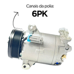 Compressor Valeo Gm Blazer S10 2.4 2.5 2.8 1996 a 2012