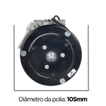Compressor Valeo Vw Gol Parati 1.6 1.8 2.0 2002 a 2004 Manual e Automatico