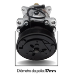 Compressor Valeo Ducato Jumper Boxer 2.8 2006 a 2017 Diesel