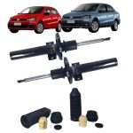 PAR AMORTECEDOR DIANTEIRO GOL G5 G6 G7 VOYAGE COXIM BATENTE (KIT005R)