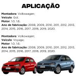 PAR AMORTECEDOR DIANTEIRO GOL G5 G6 G7 VOYAGE COXIM BATENTE (KIT005R)