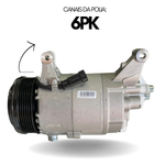 Compressor Valeo Fiat Palio Doblo Idea Linea Bravo Strada 1.8 1.6 2009 a 2015