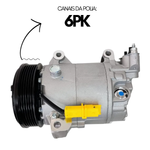 Compressor Valeo Citroën C3 Aircross Peugeot 206 207 Hoggar Partner 1.4 1.6 2004 a 2016