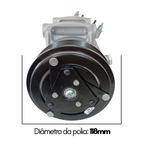 Compressor Valeo Citroën C3 Aircross Peugeot 206 207 Hoggar Partner 1.4 1.6 2004 a 2016