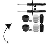 Par Amortecedor Dianteiro Gol G5 G6 G7 Voyage + Kit Axios