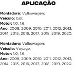 Par Amortecedor Dianteiro Gol G5 G6 G7 Voyage + Kit Axios