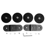 Par Suportes Magnetico Tarponn Duplo 66mm Para Barra e Farois S-10