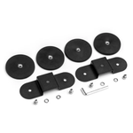 Par Suportes Magnetico Duplo 88mm Para Barra e Farois S-11