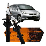 PAR AMORTECEDOR DIANTEIRO HONDA FIT 2003 A 2008 COFAP (KIT399)