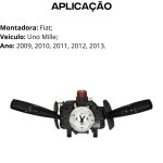 CHAVE DE SETA KOSTAL COM LIMPADOR E TRASEIRO FIAT UNO 2009 A 2013 (10015564)