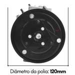 Compressor Valeo Toyota Hillux 3.0 2011 a 2015