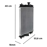 Radiador Eurus Etios 1.3 1.5 2012 2014 2016