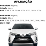 Coxim Rolamento Amortecedor Dianteiro Etios Yaris 2012 a 2024 Axios