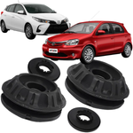 Par Coxim Rolamento Amortecedor Dianteiro Etios Yaris 2012 a 2024 Axios