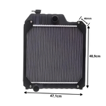 Radiador Agro Visconde Massey Ferguson 292 297 299 1986 a 2000