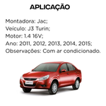 Radiador Notus Jac J3 2011 a 2015 Manual Com ar