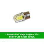 Par Lâmpada Led Tarponn T10 Silicon Cob Led Cyber