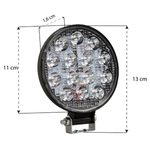 Farol Auxiliar Rd 14 Leds Slim Fit 12 24v 6000k