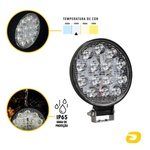 Farol Auxiliar Rd 14 Leds Slim Fit 12 24v 6000k