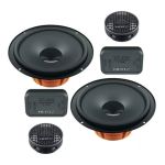 Kit Alto Falante 2 Vias Hertz Dsk 165.3 160w 4 Ohms 6 Polegadas