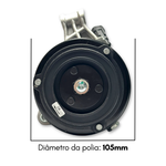 Compressor Delphi Fiat Palio Stilo Punto Bravo Linea Idea 2010 a 2013