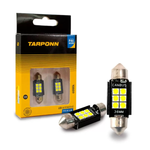 Par Lampada Led Tarponn Torpedo Canbus Premium 36mm 12v 6.000k