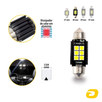 Par Lampada Led Tarponn Torpedo Canbus Premium 36mm 12v 6.000k