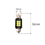 Par Lampada Led Tarponn Torpedo Canbus Premium 36mm 12v 6.000k