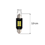Par Lampada Led Tarponn Torpedo Canbus Premium 39mm 12v 6.000k