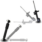 Kit Amortecedor Dianteiro Traseiro a Gás + Kit Classe A A160 A190 98 a 2005 Allen