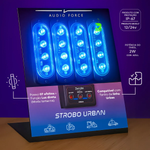 Strobo Automotivo Zendel 4 Faróis Azul Urban + Central Zendel Azul
