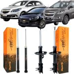 Kit 4 Amortecedor Cofap Dianteiro Traseiro Chevrolet Joy Onix Prisma Sonic Spin