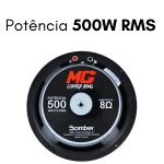 Medio Grave Copper Ring 500w Rms 8 Ohms 8 Polegadas Bomber