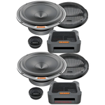 Kit 2 Vias Hertz Mille 6 Polegadas 220 Rms Mpk165.3 Som Alto Falante