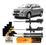 Kit Amortecedor Dianteiro Traseiro Cobalt