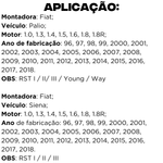 Par Amortecedor Traseiro Palio Siena 1996 A 2018 Cofap A Gas