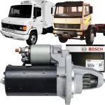 Motor Partida Arranque Bosch 9 Dentes 12V 2.2KW 3 Pinos Mercedes Benz 709 912 2943 L1113 1718