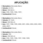 Motor Partida Arranque Bosch 9 Dentes 12V 2.2KW 3 Pinos Mercedes Benz 709 912 2943 L1113 1718