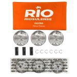 Jogo Pistão Com Anel Novo Ford Ka Ti-vct 1.0l 12v Dohc L3 3 Cilindros 050mm Flex