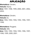 Par Amortecedor Traseiro Xsara Zx 306 1992 a 2003 Allen Gás