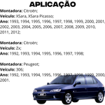 Kit 4 Amortecedor Dianteiro Traseiro a Gás Xsara Picasso Zx 306 Allen
