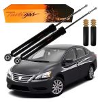 Par Amortecedor Traseiro + Kit Cofap Sentra 2.0 2013 a 2020