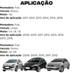 Condensador Brasado Notus Fiat Linea Punto Bravo 2008 a 2016