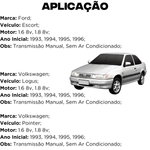 Radiador De Água Expandido Visconde Escort Logus Pointer 1993 a 1996